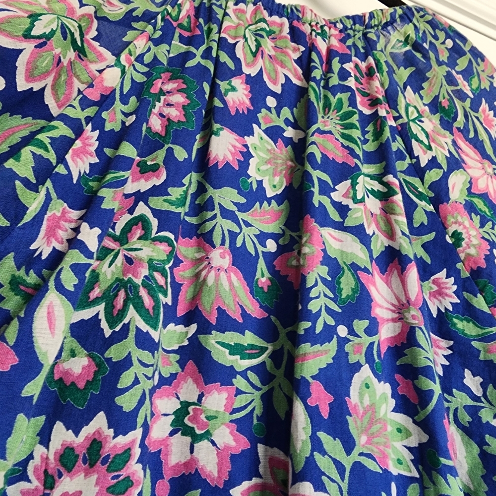 Banjanan Artemis Floral Dress Blue Medium - Picture 9 of 14